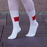 Носки «Красный квадрат», р-р 38-41, белые, превью фото 1