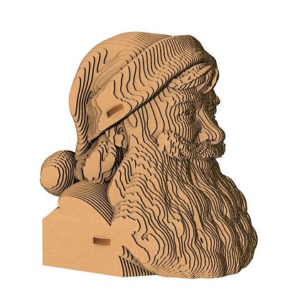 Картонный конструктор 3D «Дед Мороз», фото 2.