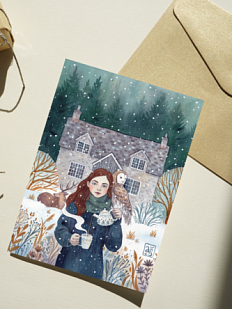 Открытка Анна Спешилова «Время чая», односторонняя