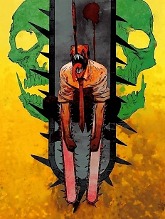 Кинопостер «Человек-бензопила»