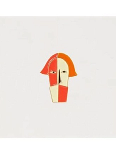 Металлический значок Heart of Moscow «Голова крестьянина» серия Авангард