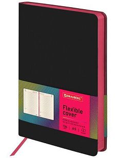 Ежедневник недатированный, BRAUBERG «Flex», чёрный, А5