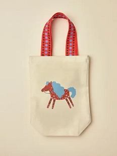 Мини-шоппер Девчули для вина «Лошадка», 23*30 см