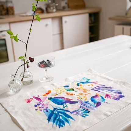 Набор из двух салфеток «Птицы в саду», фото 5.