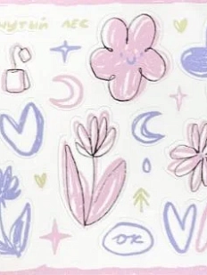 Стикерпак «Цветочки», А6