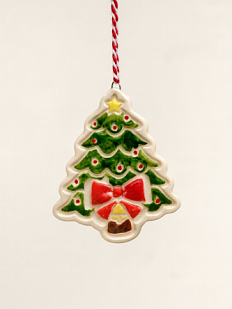 Игрушка на ёлку «Ёлочка», керамика