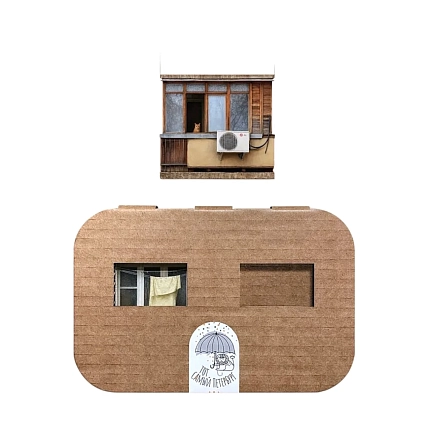 Набор магнитов Тот самый Петербург «Выросли и уехали. Балконы 1», фото 2.