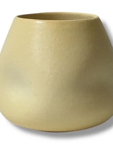 Стакан ручной работы «Монро», жёлтый, керамика, 500 мл