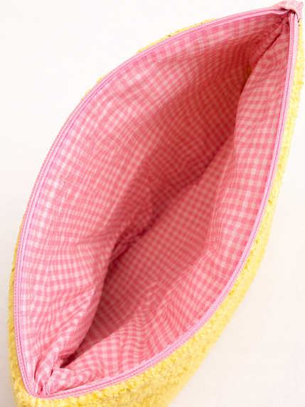 Мини-кошелёк ручной работы АМИ (Ami lé sac), жёлтый, махровый, фото 2.