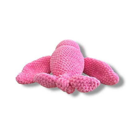 Игрушка ручной работы «Морской котик» плюшевый, розовый, фото 3.