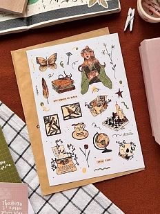 Стикерпак «Dark Academia»