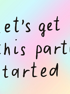 3D Стикер на телефон «Party», объёмный, 2,5 см