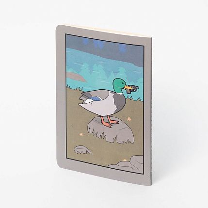 Блокнот «Gudim Duck», А5, 40 листов, серый, фото 2.
