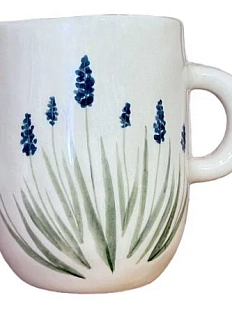Кружка ручной работы Верба керамика «Гиацинт», керамика, 350 мл