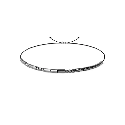 Браслет язык Морзе Something Special «Море внутри» на черной нити, фото 4.