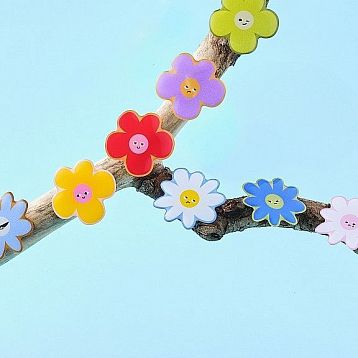 3Д Стикер на телефон «Цветочек Том», объёмный, фото 2.