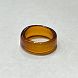 Кольцо Керко стеклянное желто-коричневое, превью фото 2