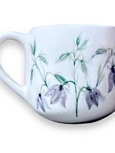 Кружка ручной работы Верба керамика «Колокольчики», круглая, керамика, 350 мл