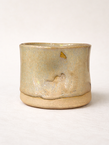 Стакан ручной работы, песочный, керамика, 300 мл, фото 2.