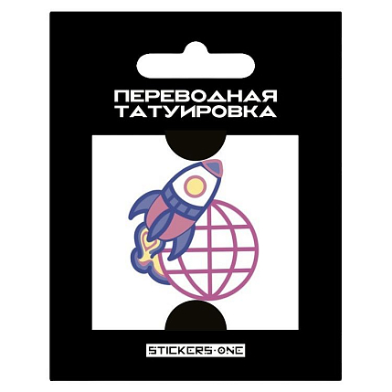 Переводная татуировка «Space», фото 1.