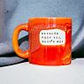 Кружка ручной работы NF ceramics «Because f*ck you that's why», красная, керамика, 440 мл, превью фото 2