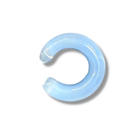 Кафф Лампджой глянцевый, стекло, перламутровый, фото 1.