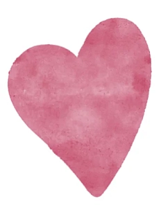 3D Стикер на телефон «Красное сердечко»