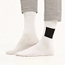 Носки «Чёрный квадрат», р-р 38-41, белые, превью фото 1