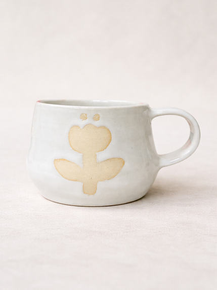 Кружка ручной работы Идеальное совпадение «Тюльпан», керамика, 220 мл, фото 1.