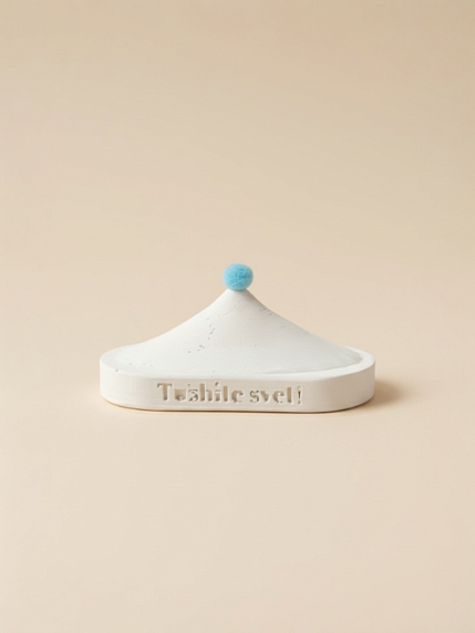 Крышка для интeрьерной свечи Tushite svet «Купол цирка», гипс, фото 1.