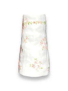 Ваза ручной работы «Цветочки и бантики», керамика