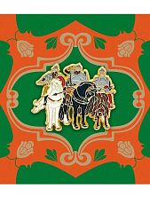 Металлический значок Heart of Moscow «Богатыри» серия Сказки