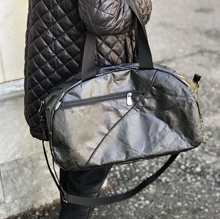 Сумка Ranzel Bags «Hunty Black», тайвек, чёрная, фото 2.