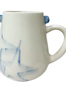 Кружка ручной работы Домик на дереве «Размытые звёзды», полуфарфор, 350 мл