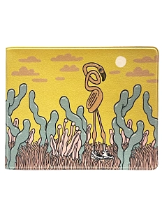 Обложка на студенческий Валя Карнавалова «Розовый фламинго», ПВХ