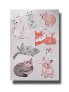 Стикерпак «Котята», А6
