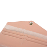 Cкладной кошелёк визитница ручной работы, Kokosina bags, натуральная кожа, светло-розовый, превью фото 6