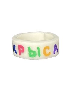 Кольцо со словами в ассортименте