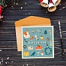 Набор открыток DARI DARI ретро на Новый год №4, 3 шт., превью фото 2