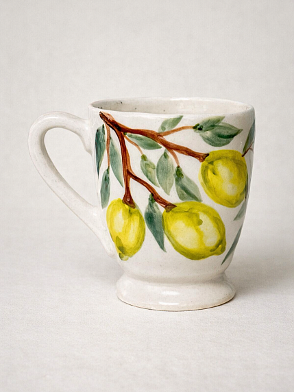 Кружка ручной работы Верба керамика классика «Лимоны», керамика, 250 мл, фото 2.