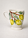 Кружка ручной работы Верба керамика классика «Лимоны», керамика, 250 мл, превью фото 2