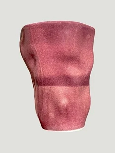 Стакан ручной работы «Красота», амарилис розовый, керамика, 400 мл