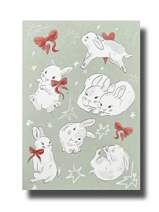 Стикерпак «Кролики», А6