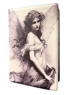 Обложка на паспорт DARI DARI «Девушка с крыльями», искусственная кожа