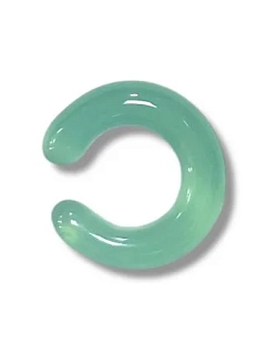 Кафф Лампджой, стекло, светло-зелёный