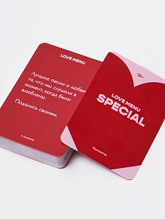 Настольная разговорная игра для пар Безупречные (Flawsome) «Love Menu», 50 вопросов о любви
