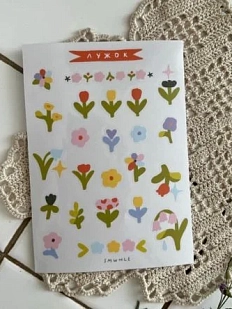 Стикерпак Где-то как-то «Лужок», А6