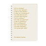 Блокнот на пружине Mitrozhe «Что ты хочешь?...», А6, 50 листов, бежевый, превью фото 1