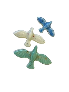 Набор брошей «Стайка»