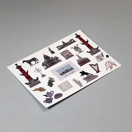 Открытка Подписные изделия «Стиль Петербурга, колонна», фото 2.